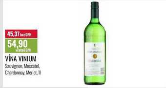 Ratio Vína vinium, 1 l nabídka