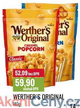 Ratio Werther's original, 140 g nabídka