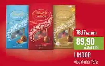 Ratio Lindor, 137 g nabídka