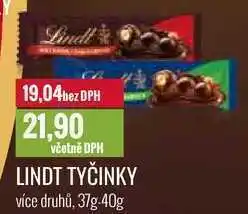 Ratio Lindt tyčinky, 37 g-40 g nabídka