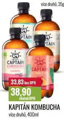 Ratio Kapitán kombucha, 400 ml nabídka