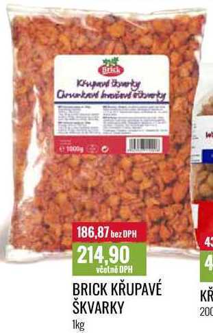 Ratio Brick křupavé škvarky, 1 kg nabídka