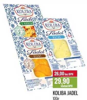 Ratio Koliba jadel, 100 g nabídka