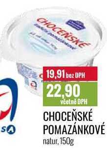 Ratio Choceňské pomazánkové natur, 150 g nabídka