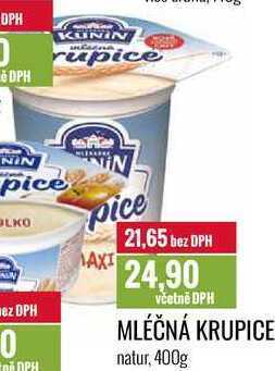 Ratio Mléčná krupice natur, 400 g nabídka