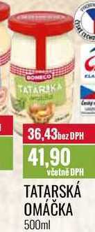 Ratio Tatarská omáčka, 500 ml nabídka