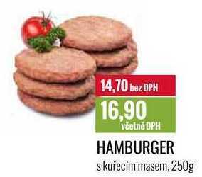 Ratio Hamburger s kuřecím masem, 250 g nabídka