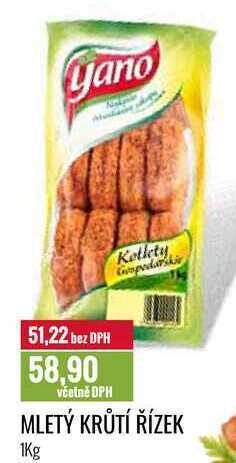 Ratio Mletý krůtí řízek, 1 kg nabídka