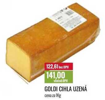 Ratio Goldi cihla uzená, cena za 1 kg nabídka