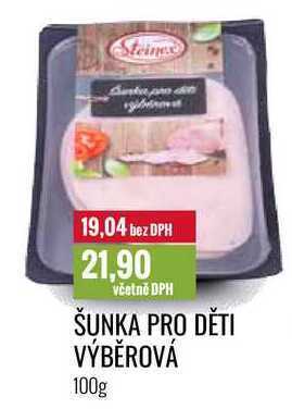 Ratio Šunka pro děti výběrová, 100 g nabídka
