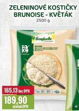 Ratio Zeleninové kostičky brunoise - květák, 2500 g nabídka