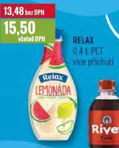 Ratio Relax, 0,4 l nabídka