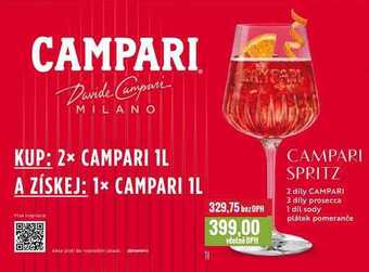 Ratio Campari, 1 l nabídka