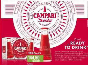 Ratio Campari soda, 5x 98cl nabídka