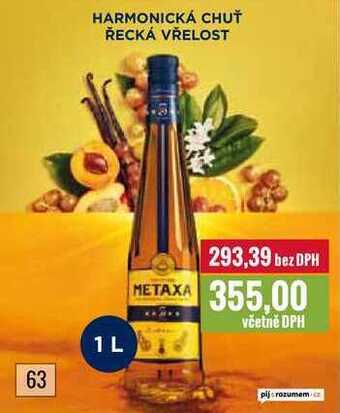 Ratio Metaxa, 1 l nabídka