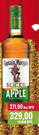 Ratio Captain morgan sliced apple, 0,7 l nabídka