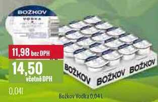Ratio Božkov vodka, 0,04 l nabídka