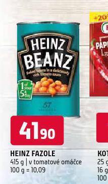 Terno Heinz fazole nabídka