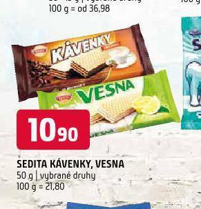 Terno Sedita kávenky, vesna nabídka
