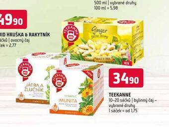 Terno Teekanne čaj nabídka