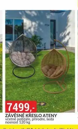 Baumax Závěsné křeslo ateny nabídka