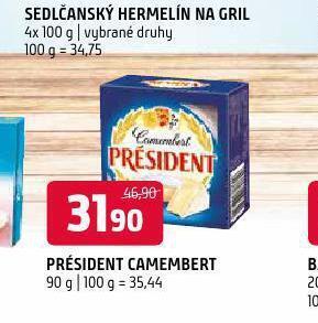 Terno Président camembert nabídka