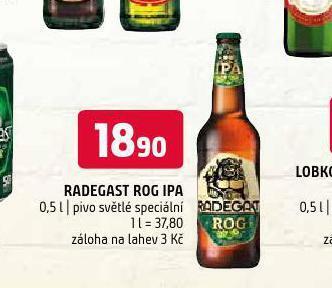 Terno Pivo radegast rog ipa nabídka