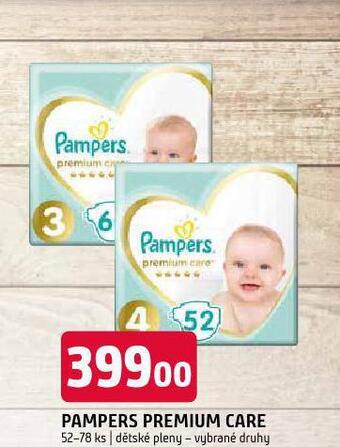 Terno Pampers dětské plenky nabídka