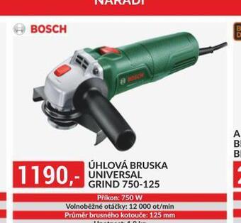 Baumax Úhlová bruska bosch nabídka