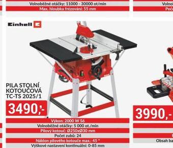 Baumax Pila stolní kotoučová einhell nabídka