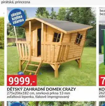 Baumax Dětský zahradní domek crazy nabídka