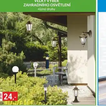 Baumax Zahradní osvětlení nabídka