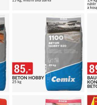 Baumax Beton hobby nabídka
