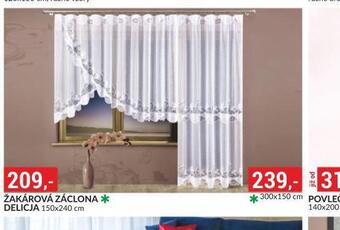 Baumax Žakárová záclona nabídka