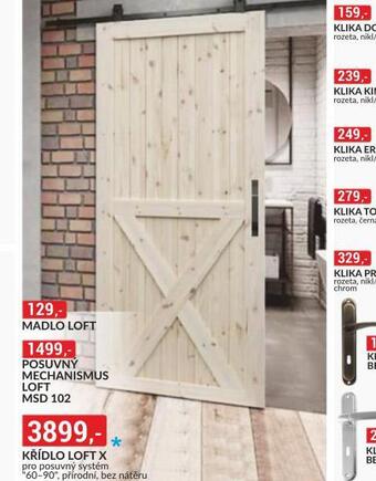 Baumax Madlo loft nabídka