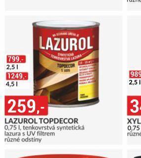 Baumax Lazurol topdecor nabídka