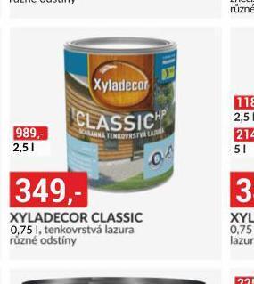 Baumax Xyladecor classic nabídka