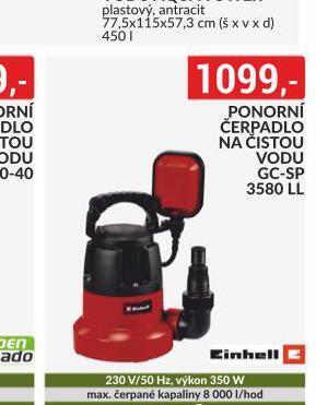 Baumax Ponorné čerpadlo na čistou vodu nabídka