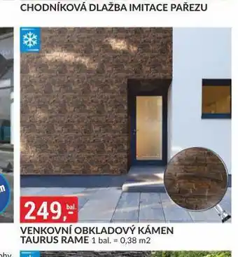 Baumax Venkovní obkladový kámen taurus rame nabídka