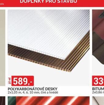 Baumax Polykarbonátové desky nabídka
