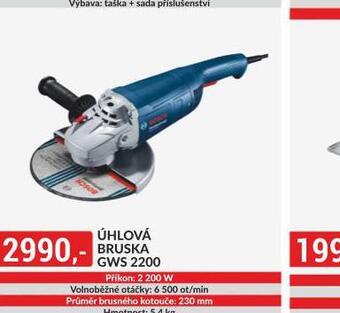 Baumax Úhlová bruska nabídka