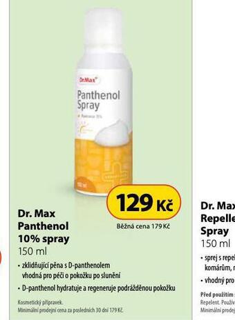 Dr. Max Dr. max panthenol 10% spray nabídka