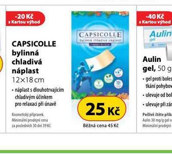 Dr. Max Capsicolle bylinná chladivá náplast nabídka