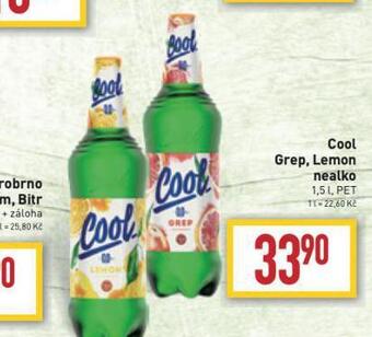 Billa Cool nealkoholické pivo nabídka