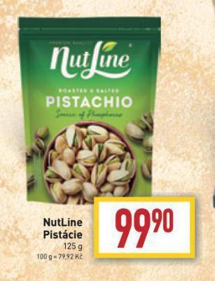 Billa Nutline pistácie nabídka