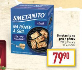 Billa Smetanito na gril a pánev nabídka