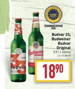 Billa Pivo budweiser budvar nabídka