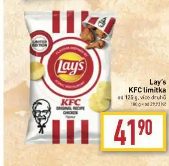 Billa Lay's kfc limitka nabídka