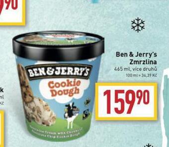 Billa Zmrzlina ben & jerry's nabídka
