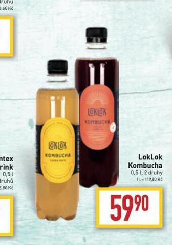 Billa Loklok kombucha nabídka